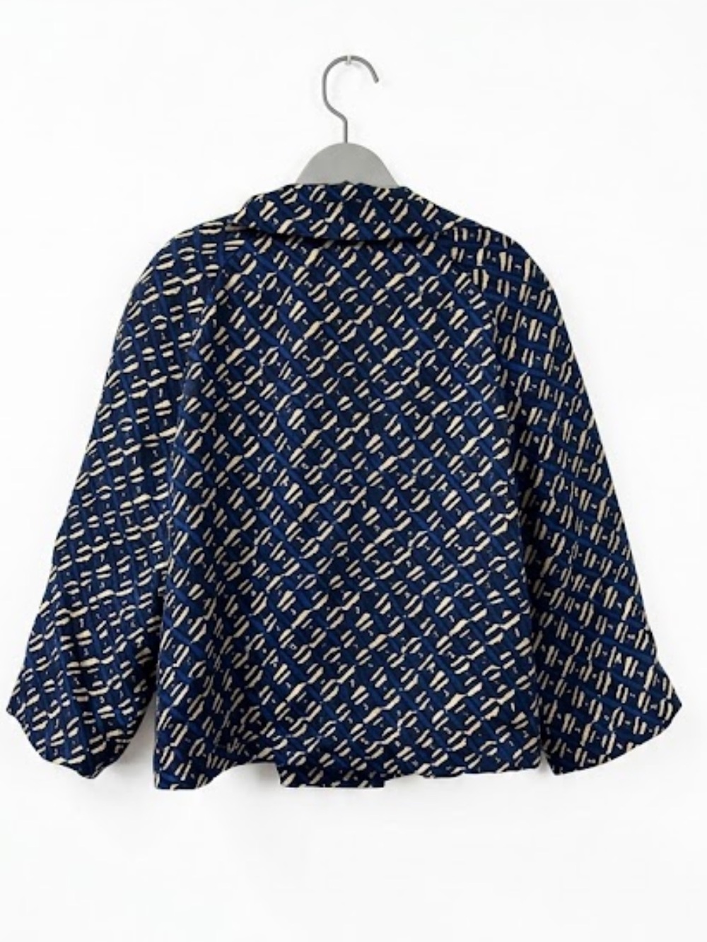 Silk Blazer Vintage Jacket WomenButton Front Lined Pockets Jones New York 12 - Picture 4 of 15